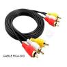 CABLE RCA  AUDIO VIDEO 3x3