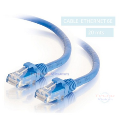 CABLE RED Cat 6  largo 20 metros