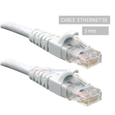 CABLE RED Cat 5e largo 3 metros