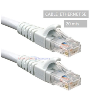 CABLE RED Cat 5e largo 20 metros