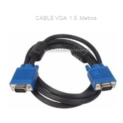 CABLE VGA con FILTRO  1.5 metros