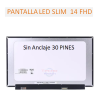 PANTALLA LED SLIM FHD 14  30 PINES  sin anclaje