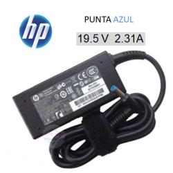 CARGADOR HP PUNTA AZUL ORIGINAL  19.5V  2.31A