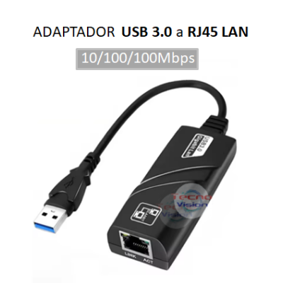 ADAPTADOR USB 3.0  a RJ45  LAN GIgabit