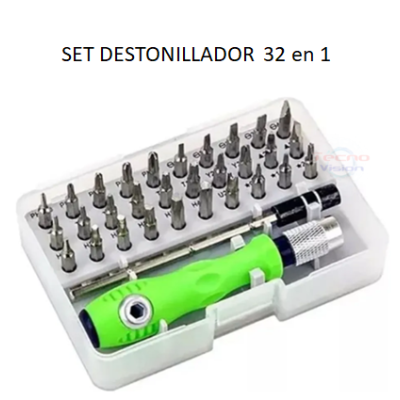 SET DESTONILLADOR 32 en 1